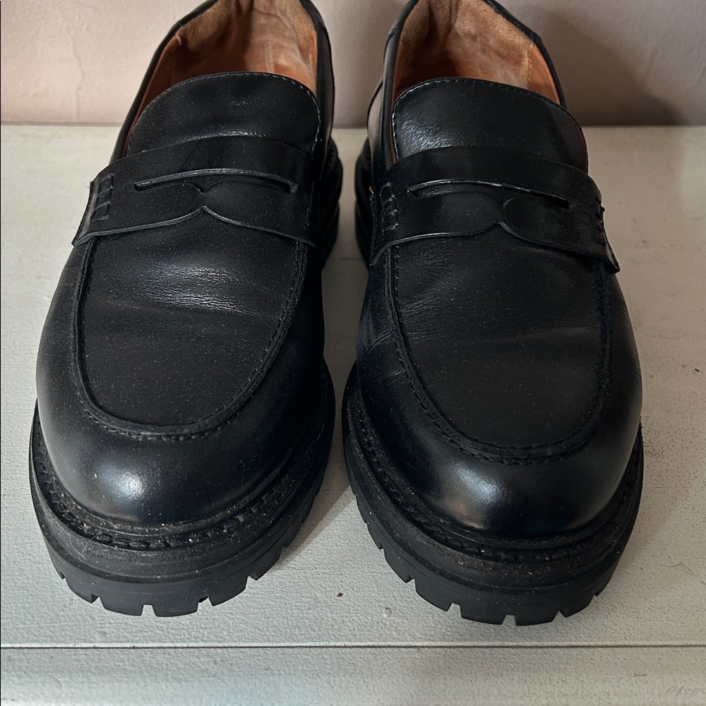 Bared Footwear Wedgebill Leather Loafers - Picture 7 of 11